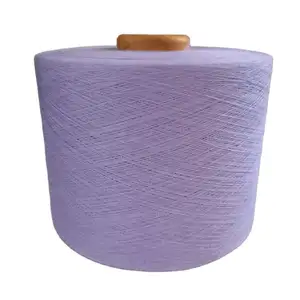 Factory Direct Wholesale 4s 6s 8s 12s Open End Recycled Weaving Cotton Crochet Polyester Blended Spun Yarn Knitting