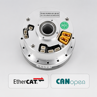 Motor Servo Sensor Torsi Tanpa Bingkai, Motor BLDC Hollow untuk Perakitan Sambungan Lengan Robot Kolaboratif
