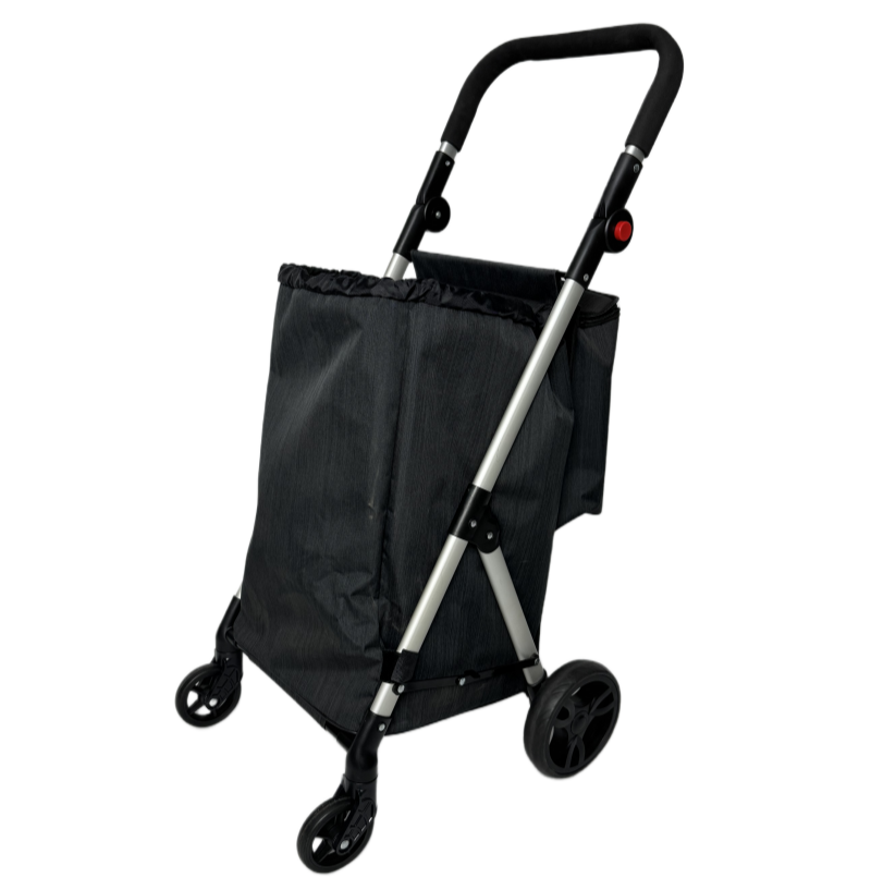 30kgs Wholesale Factory Quality Aluminum Shop Trolley Cart Hand Cart with Bag