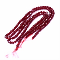 Yingtuo – pierres synthétiques rubis 5 #, petites perles de rubis rondes à facettes en vrac