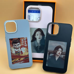 Étui de téléphone intelligent à encre électronique pour <span class=keywords><strong>iPhone</strong></span> 13 à 16 Series, <span class=keywords><strong>coque</strong></span> arrière à affichage personnalisable, contrôlée par application, <span class=keywords><strong>coque</strong></span> changeante de photo - Product Image 6