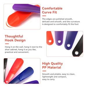 Chausse-pied miniature en plastique coloré personnalisé, chausse-pied promotionnel avec logo personnalisé - Product Image 3