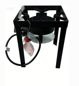 Réchaud à <span class=keywords><strong>gaz</strong></span> propane extérieur haute puissance 50000 BTU, construction légère en fonte, régulateur réglable 10 PSI, portable - Product Image 6
