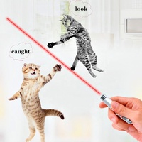 Chat interactif lumière LED torche pointeur Laser jouet écologique en plastique infrarouge Laser jouet Carton emballé