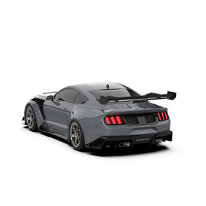 Kit de carrosserie large pour <span class=keywords><strong>Mustang</strong></span> Pare-chocs avant Capot de pare-chocs arrière Jupes latérales larges Aile et aile <span class=keywords><strong>GT</strong></span> pour Ford <span class=keywords><strong>Mustang</strong></span> Bodykit - Product Image 4