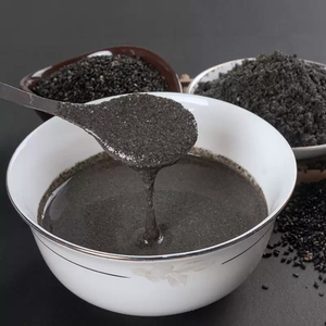 Poudre d'extrait de sésame noir en vrac grillé sans sucre naturel pur - Product Image 3