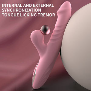 Delove Frequenz umwandlung Heizung Vibrator G-Punkt Silikon Mastur bator AV Stick Adult <span class=keywords><strong>Sex</strong></span> Produkte für Frauen - Product Image 6