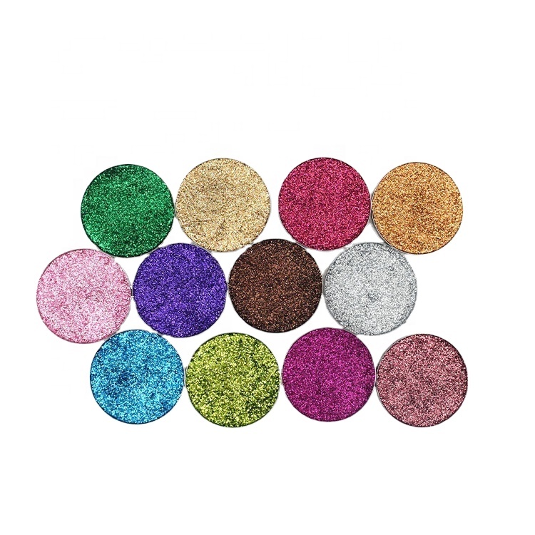 Heetste Oogschaduw Hoge Pigment Enkele Pressed Glitter Oogschaduw