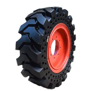 Tires Solid Skid Steer Tyres 30X10-16 Black Rubber 4 Pcs 7-10 Working Days Top-quality Tyre