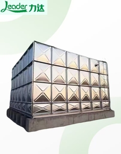 Serbatoio d'acqua sezionale in acciaio smaltato assemblato LIDA con motore, produttività 2000L/ora, per addolcimento e osmosi inversa per l'approvvigionamento idrico - Product Image 5