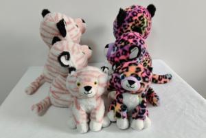 Vente en gros de jouets en <span class=keywords><strong>peluche</strong></span> colorés léopard et tigre rose animaux en <span class=keywords><strong>peluche</strong></span> doux avec des <span class=keywords><strong>yeux</strong></span> brillants pour enfants cadeaux et décoration de chambre - Product Image 4