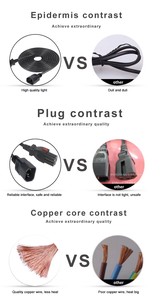15A 14AWG 125V IEC C14 to IEC C15 With <b>Lock</b> Male to Female Powercord Ac Cord Power Extention Cords - Product Image 6