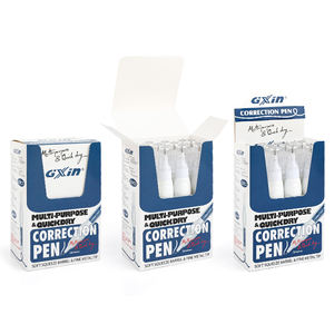 Liquide correcteur Gxin G-F0101 8 ml, liquide correcteur pour examens étudiants, vente en gros personnalisée, stylo correcteur blanc pour le bureau - Product Image 3