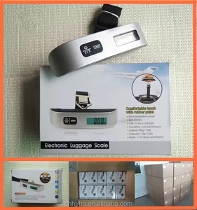 Angelhaken Hang <span class=keywords><strong>Scale</strong></span> LCD-Display Elektronische Reise hängen 50kg Gewichtung Tragbare digitale Gepäck waage - Product Image 4