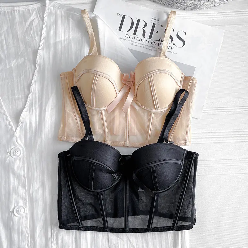 Soutien-gorge à armatures de haute qualité avec sous-vêtement ajustable en dentelle sexy pour femme