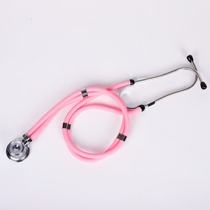 Estetoscopio de doble cabezal, estetoscopio médico profesional, instrumento manual de clase II, estetoscopio de acero metálico - Product Image 4