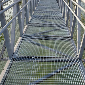 ตัวอย่างตะแกรงเหล็กชุบสังกะสีแบบส่งด่วน พร้อมดีไซน์ป้องกันการกัดกร่อนสำหรับงานอุตสาหกรรม เหมาะสำหรับการใช้งานภายนอกอาคาร - Product Image 2