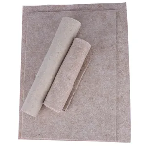 100% Jute Linen Ramie Wadding 80%50% Linen Polyester Nonwoven Fabric For Industrial Building Insulation And Sound Insulation
