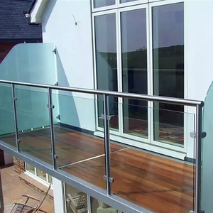 ステンレス鋼バルコニー階段手すりガードレール手すりガラスフェンスシステム - Product Image 6