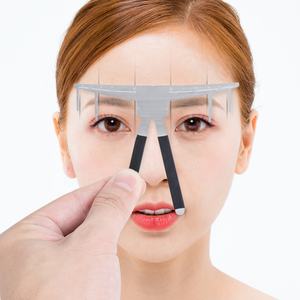Outil de microblading pour diviseur de sourcils et mesure carte de tatouage de sourcils de maquillage permanent à bas prix en acier inoxydable - Product Image 2