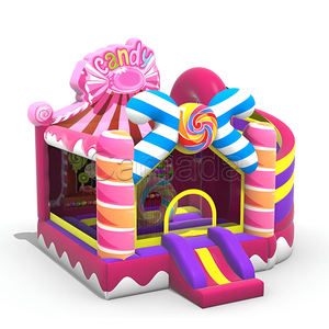Château gonflable commercial pour enfants avec toboggan, structure de saut, maison de rebond, écologique, imperméable, capacité 800 kg, certifié CE - Product Image 5