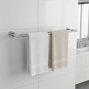 Ensemble d'accessoires de salle de bain pour hôtel en acier inoxydable, quincaillerie sanitaire pour la maison avec finition chromée, comprend un <span class=keywords><strong>porte</strong></span>-serviettes et une étagère à serviettes - Product Image 4