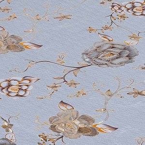 Boen thả vàng dập nổi PVC Khăn trải bàn cuộn hoa in hình chữ nhật cho đám cưới nhà hoặc bên bao gồm vật liệu nhựa - Product Image 4