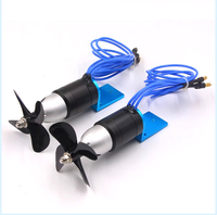 Moteur CC sans balais 24V étanche à couple élevé pour système de propulsion sous-marine de bateau, capacité de poussée avant/arrière