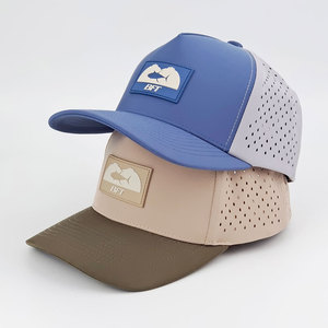 Gorras de Béisbol de 5 Paneles con Logotipo Bordado Personalizado, de Alta Calidad, Impermeables, de Poliéster, con Orificios Cortados con Láser, Gorras de Golf con Porta-Tees - Product Image 4