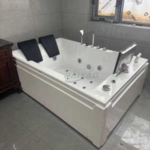 Bañera de Hidromasaje BAIYAO <span class=keywords><strong>para</strong></span> 2 Personas, <span class=keywords><strong>Jacuzzi</strong></span> Interior con Motor Eléctrico de 1 HP, Bomba de Agua con Certificación CE, Bañera de Hidromasaje <span class=keywords><strong>para</strong></span> Hotel - Product Image 2