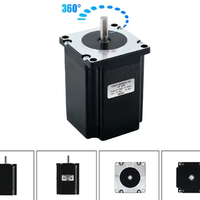 Kit de moteur pas à pas hybride Nema 23 42mm 2 phases 4 fils, contrôle numérique par impulsions, DC 12V/24V, modèle anti-poussière IP20 42HS4820A4