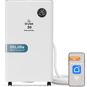 Deshumidificador Drytek 20, 20L Diarios, 380W, con Control por Aplicación Inteligente Wifi - Product Image 1