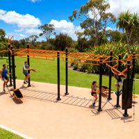 Sistema de Entrenamiento Físico Personalizado para Exteriores, para Uso en Parques, Escuelas y Comunidades, Diseñado para Adolescentes, Equipo de Gimnasio Comercial