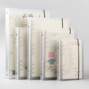 A4/A6/A7/A5 Chất Kết Dính Máy Tính Xách Tay PP Kế Hoạch Chất Kết Dính Với Dây Đeo Tùy Chỉnh 6 Vòng Chất Kết Dính - Product Image 1
