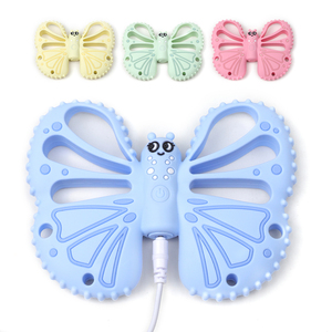 ANGNA Massaggiagengive Vibrante in Silicone per Neonati, 10 Modalità di Vibrazione, per Bambini Autistici dai 18 Mesi, Esperienza Sensoriale - Product Image 5