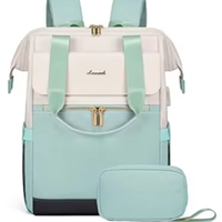 Sac à dos LOVEVOOK convertible pour le collège, le travail, les infirmières, les enseignants, imperméable, avec port USB, pour les voyages, la vie quotidienne, l'ordinateur portable
