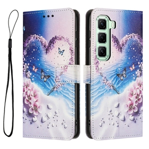 Funda de Cuero con Diseño de Flores para <span class=keywords><strong>Samsung</strong></span> <span class=keywords><strong>Galaxy</strong></span> S26 <span class=keywords><strong>Ultra</strong></span> Pro S25 Plus Edge A07 A37 A57 A06 A16 A26 A36 A56 5G, Diseño de Mariposa - Product Image 1
