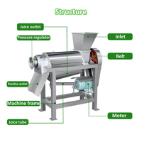 Citrus-spiraalpers, fruitsapcentrifuge, industriële wortelsapmachine, appel-schroefpers