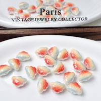 Perles en vrac 3D Nuage Peint à l'Huile Coloré en Relief, Vente Chaude, pour DIY Chaîne de Téléphone, Porte-clés, Accessoires de Sac, Vente en Gros