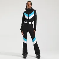 Combinaison de Ski pour femmes en plein air une pièce coupe-vent snowboards porter femmes combinaisons de neige nouveau imperméable hiver Ski vêtements femmes salopette