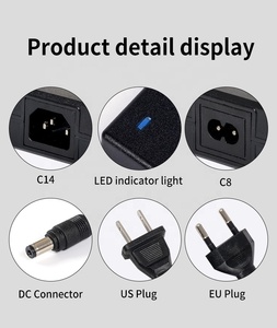 Bộ nguồn Double S 60W 24V 3A <span class=keywords><strong>72W</strong></span> đạt chứng nhận CE ROHS, dùng cho đèn LED dải để bàn, laptop, chuyển đổi nguồn AC/<span class=keywords><strong>DC</strong></span> 5V 9V 12V 24V - Product Image 4