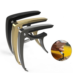 Accesorio para instrumento Musical de alta calidad, capo de guitarra de madera de aleación de aluminio de acero inoxidable ABS para guitarra acústica, ukelele, bajo - Product Image 2