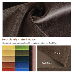Tissu en velours teint en fil respirant de qualité supérieure, doux et confortable, pour ameublement, literie, rembourrage et textile de maison - Product Image 5
