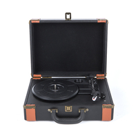 Vinyle rétro Programmable Double platine CD enregistrement cassette lecteur radio portable