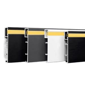 Plinthe murale en alliage d'aluminium, design moderne à clipser, étanche, <span class=keywords><strong>moulure</strong></span> <span class=keywords><strong>de</strong></span> sol, en stock - Product Image 6