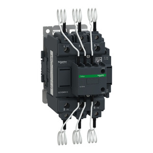Contacteur LC1DWK12M7 3P avec condensateur de 60 KVAR, bobine 415 V/220 V AC, 100A, 50Hz, montage sur rail DIN - Product Image 1