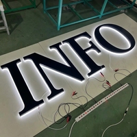 Panneau d'affichage lumineux à lettres rétroéclairées LED personnalisable DakeSign OEM ODM pour publicité, étanche IP65, conception gratuite