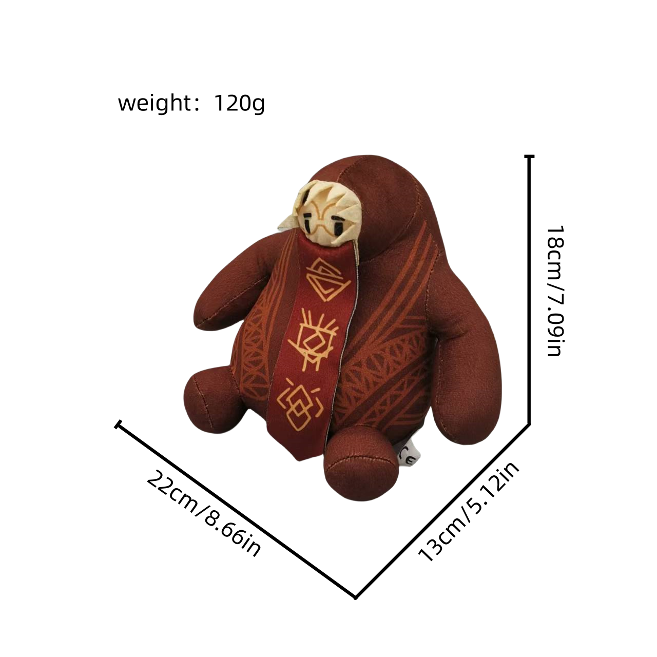 Peluche Expedition 33 Esquie De 24 Cm | Figura De Anime Relleno | Juguete Coleccionable Suave Para Fans Del Juego