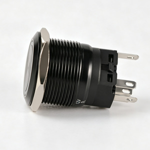 Bouton poussoir métallique étanche IP65 de 12 mm, 16 mm, 19 mm, 22 mm, 25 mm pour nettoyeur haute pression - Product Image 4