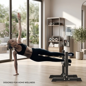 Soporte de Sentadillas Bulgaria para Entrenamiento de <span class=keywords><strong>Pierna</strong></span> Individual, Soporte de Sentadillas de <span class=keywords><strong>Pierna</strong></span> Dividida, Equipo de Entrenamiento de Equilibrio y Estiramiento de Piernas para Uso Doméstico - Product Image 2